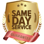 same day service guarantee symbol