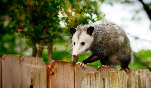 possum-on-fence