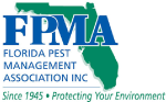 Logo for FPMA, one of Florida's National Pest Management Associations.