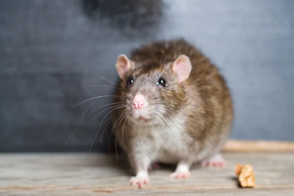 Rodent ready for wildlife removal in Florida by Arrow Environmental Services.