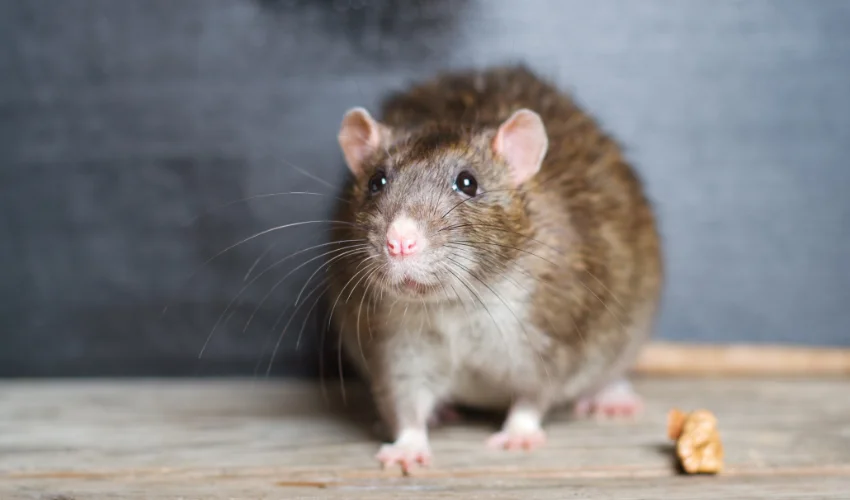Rodent ready for wildlife removal in Florida by Arrow Environmental Services.